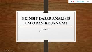 [Kuliah Online] Finance Management #6: Prinsip Dasar Analisis Laporan Keuangan