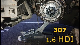 : 307 1.6 hdi D'EPOSE EMBRAYAGE ET VOLANT MOTEUR