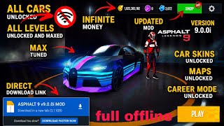 ASPHALT 8 MOD APK। lettest version 9.0.0I । Unlocked everything 😈 fully offline । MediaFire link 😊 screenshot 2