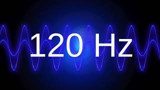 120 Hz clean pure sine wave TEST TONE frequency
