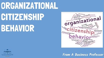 What is Organizational Citizenship Behavior (OCB) ? | From A Business Professor