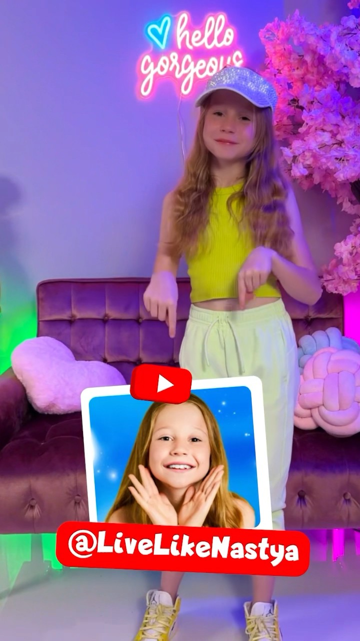 Nastya presents her new channel
