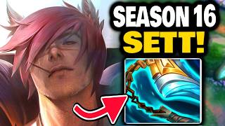 HOW to SETT jungle in SEASON 16!!!