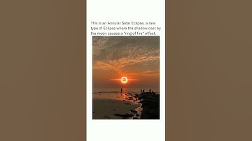 🌞🌕"Annular Solar Eclipse: A 🔥Ring of Fire in the Sky!