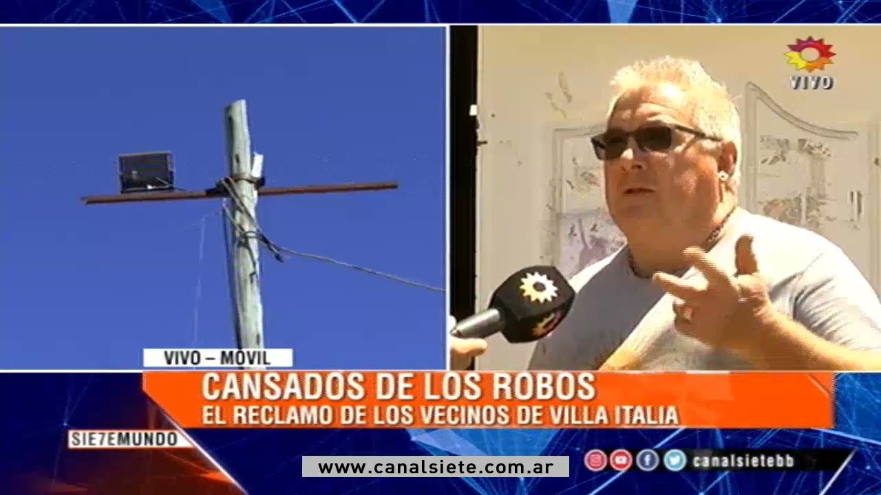 Cansados de los robos: el reclamo de los vecinos de Villa Italia