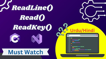 Understanding ReadLine(), Read(), and ReadKey() in C# | Take Input in C# | Beginner