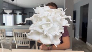 Yastouay 24 Pcs Calla Lily Artificial Flowers #amazonfinds #flowers 