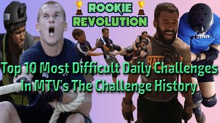 Top 10 Most Difficult Daily Challenges on MTV&#39;s The Challenge