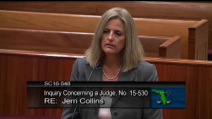 Judge Collins Reprimanded by the Florida Supreme C...