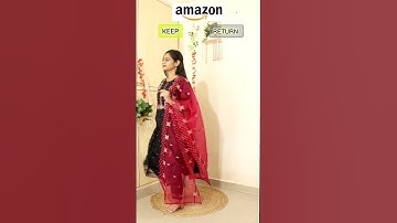 KEEP or RETURN from Amazon Kurta Set 💖 #keeporreturn #amazonfinds #amazonkurtasethaul  #ytshorts
