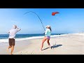 The craziest morning beach fishing ive ever seen