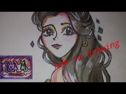 How to drawing beauty and the beast - YouTube