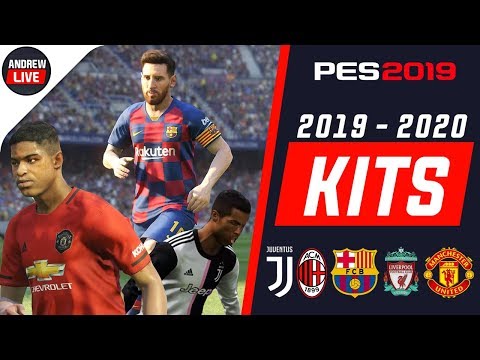 Nuevos Kits 2019 2020 Pes 2019 Barcelona Juventus