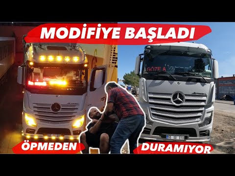 Bu Tır'cı Öpmeden Duramıyor ! / Tır'a Modifiye Başladı !