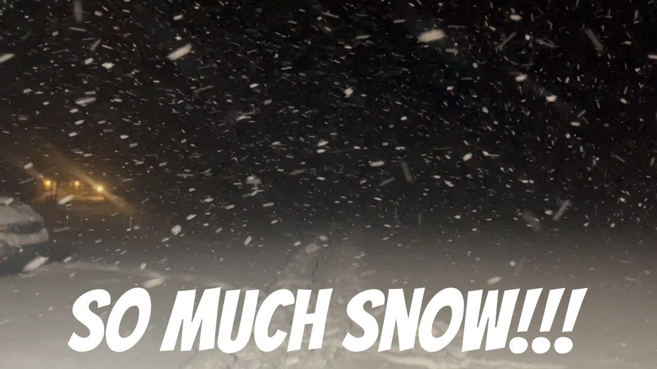 Our First Snow Storm at the Homestead! Testing out the New Plow! | Vlog ...