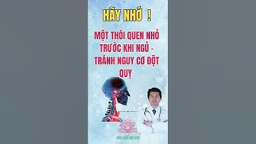 HÃY NHỚ ! MỘT VIỆC NHỎ TRƯỚC KHI NGỦ TRÁNH NGUY CƠ ĐỘT QUỴ#dotquy #uongnuoc #baovetimmach