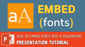 PowerPoint 2013 | How To Embed Fonts Into a PowerPoint Presentation Tutorial