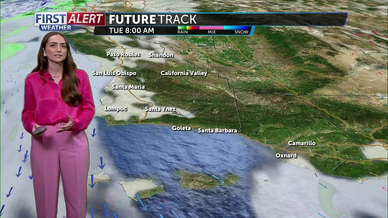 Cool and windy conditions, along with a chance of light rain - YouTube