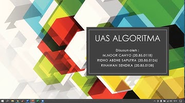 #tugasuas #algoritma_komputer cara mencari luas segitiga dan volume balok... :)