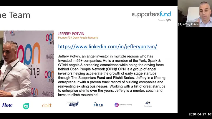 #opnaskanangel Jeffery Potvin - Founder & GP The S...