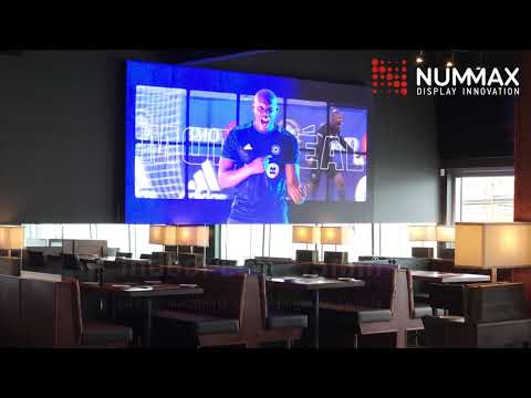 LED Display at La cage aux sports Saint-Georges - Nummax Display Innovation