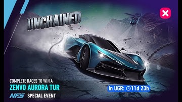 NFS No Limits | NFSNL | Walk-through: UNCHAINED | ZENVO AURORA TUR  | 30 gold spent | Day 5 Cabal