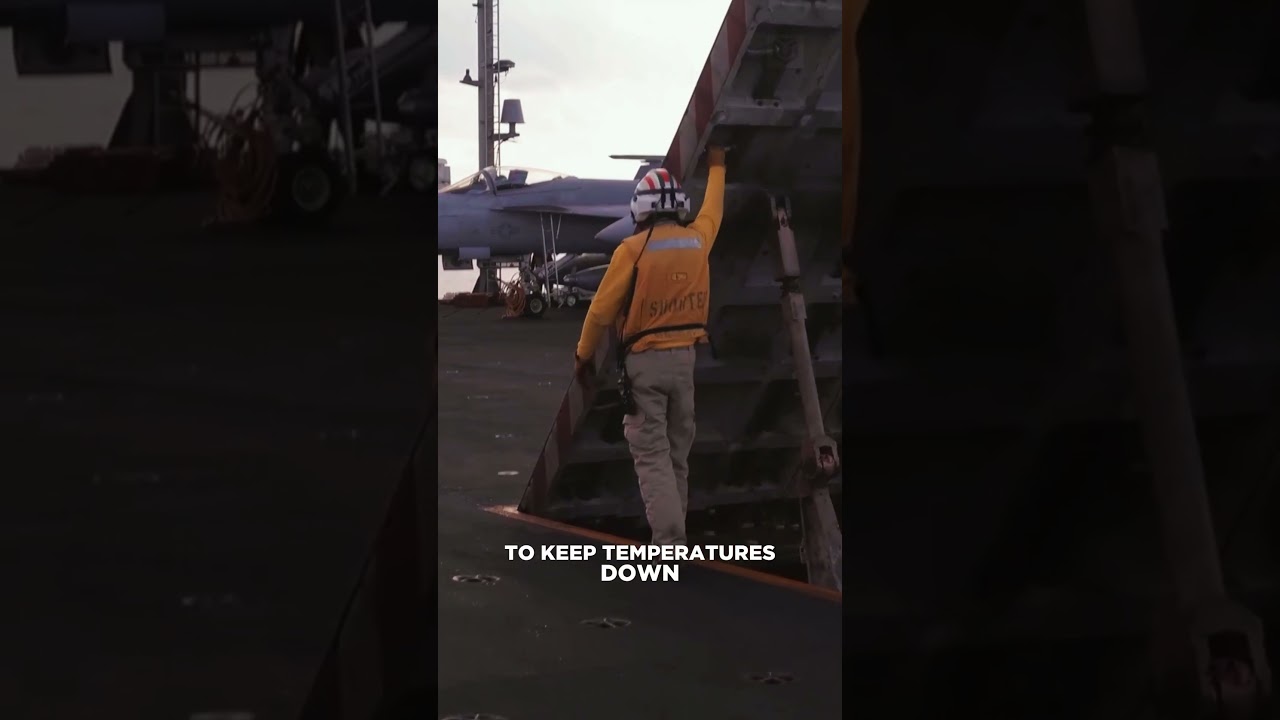 This Aircraft Carrier Panel Is Filled With Water