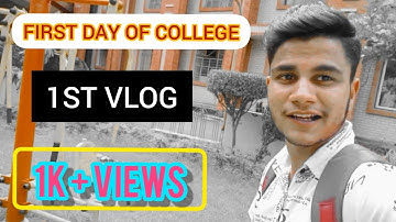 MY FIRST DAY OF COLLEGE | MY FIRST VLOG | IIMT UNIVERSITY | MEERUT | SHEHZAN KHAN | COLLEGE LIFE |