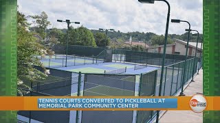 New Pickleball courts at Memorial Park Community Center