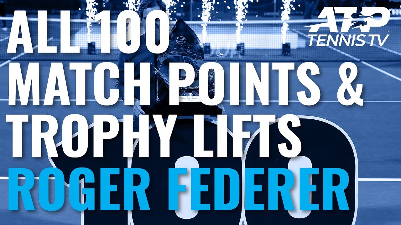official secrets Roger Federer's 100 Titles: Championship Points & Trophy Lifts!