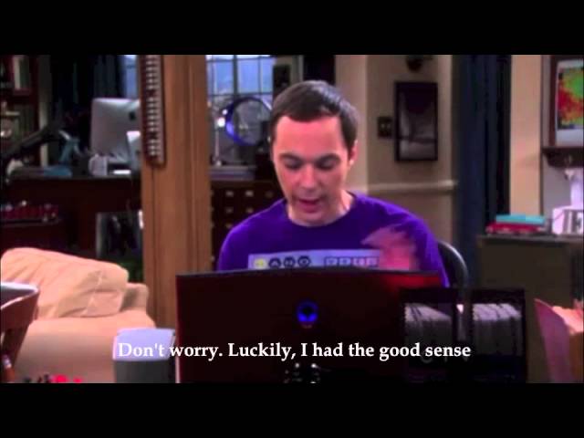 The Big Bang Theory - Infinitives