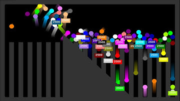 Escape Room - 9 Legs Eliminations Marble Race in Algodoo