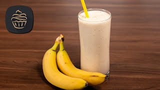 Bananenmilch schnell & einfach 🍌 - Alte Bananen sinnvoll verwerten Resimi