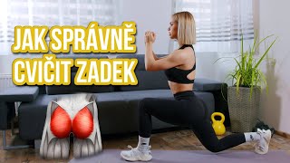 Jak správně cvičit zadek | vybuduj si zadek snů | Martina Markova LifeStyle [4K]