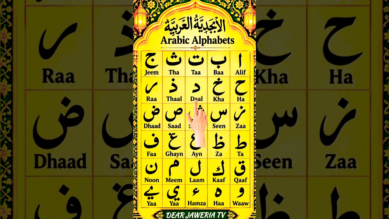 Arabic Letters Alifun Baa taaun saa | Beautiful Recitation of Arabic Letters #madniqaida #shorts