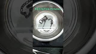 Cleaning Silver Chain at Home / Cleaning Silver Materials/ Removal of Black Color to Silver