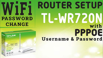 Tp-link WR720N WiFi Router Setup with PPPOE Username and Password