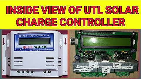 Inside UTL Solar Charger Controller.PWM
