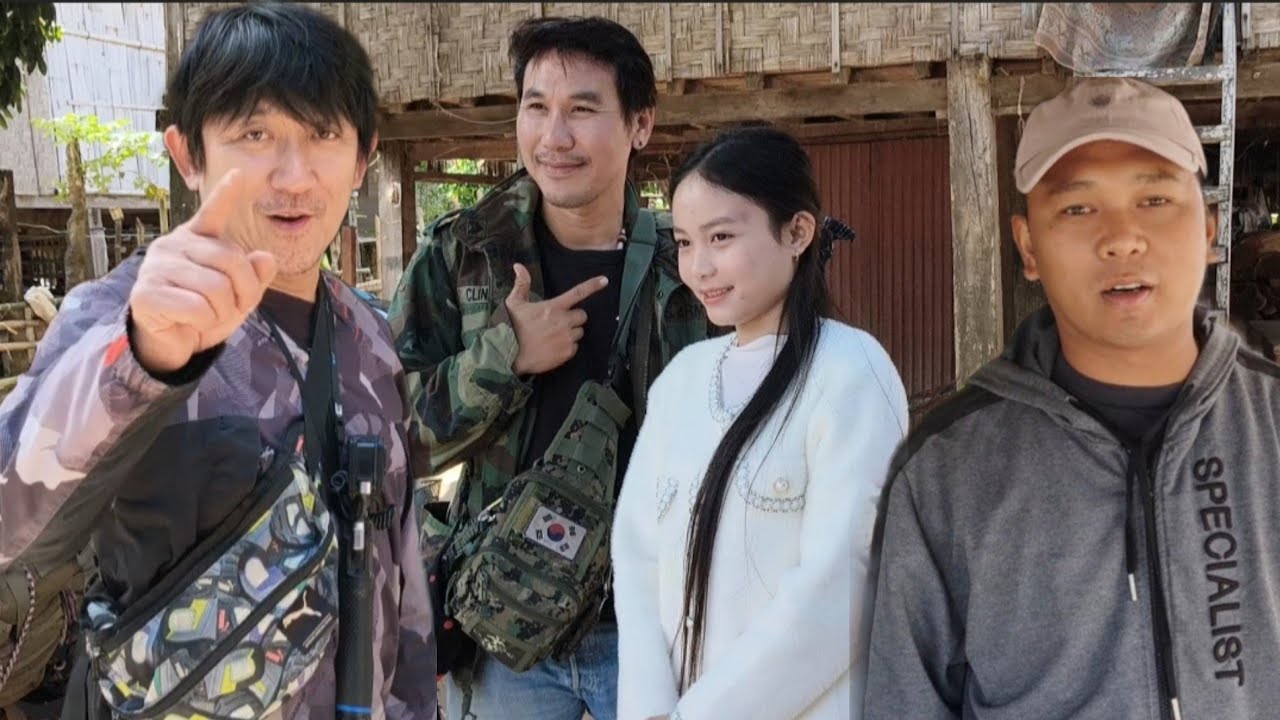 พายูทูปเบอร์ดังฝั่งไทยมาเล่นกับน้องหลิงบ้านหนองเดิ่นเมืองอาดสะพอนแขวงสะหวันนะเขตสปปลาว