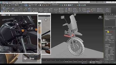 3DsMax Tutorials, Learn 3D Modeling a Bike from Scratch in 3dsMax (Part 5)