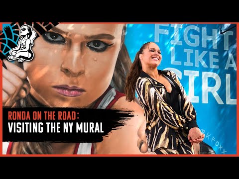 Throwback Thursday | Ronda Rousey Visits Her New York Mural | Ronda on the Road