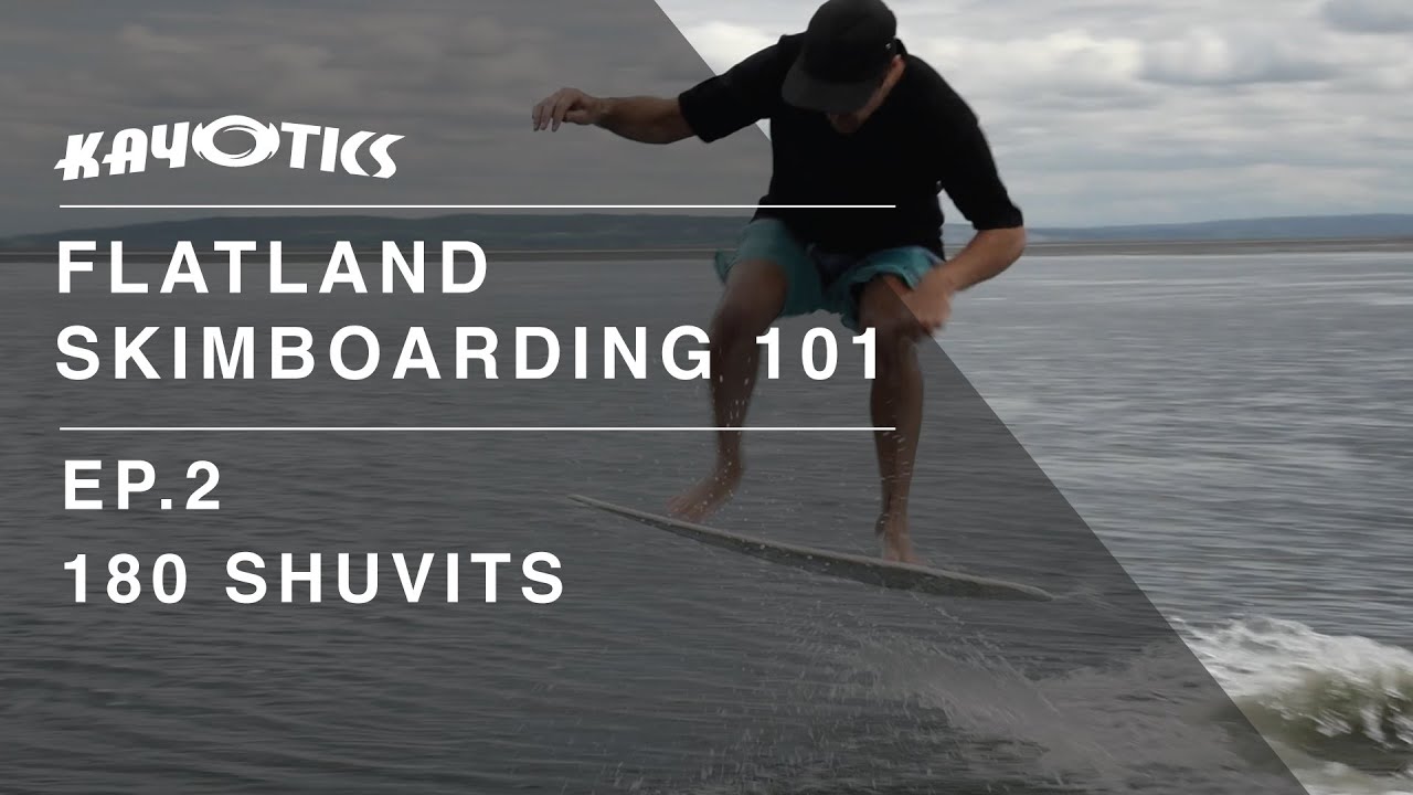 How to 180 Shuvit on a skimboard Presented By Kayotics Skimboards YouTube
