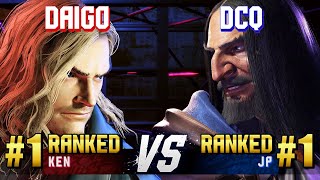 SF6 ▰ DAIGO (#1 Ranked Ken) vs DCQ (#1 Ranked JP) ▰ High Level Gameplay