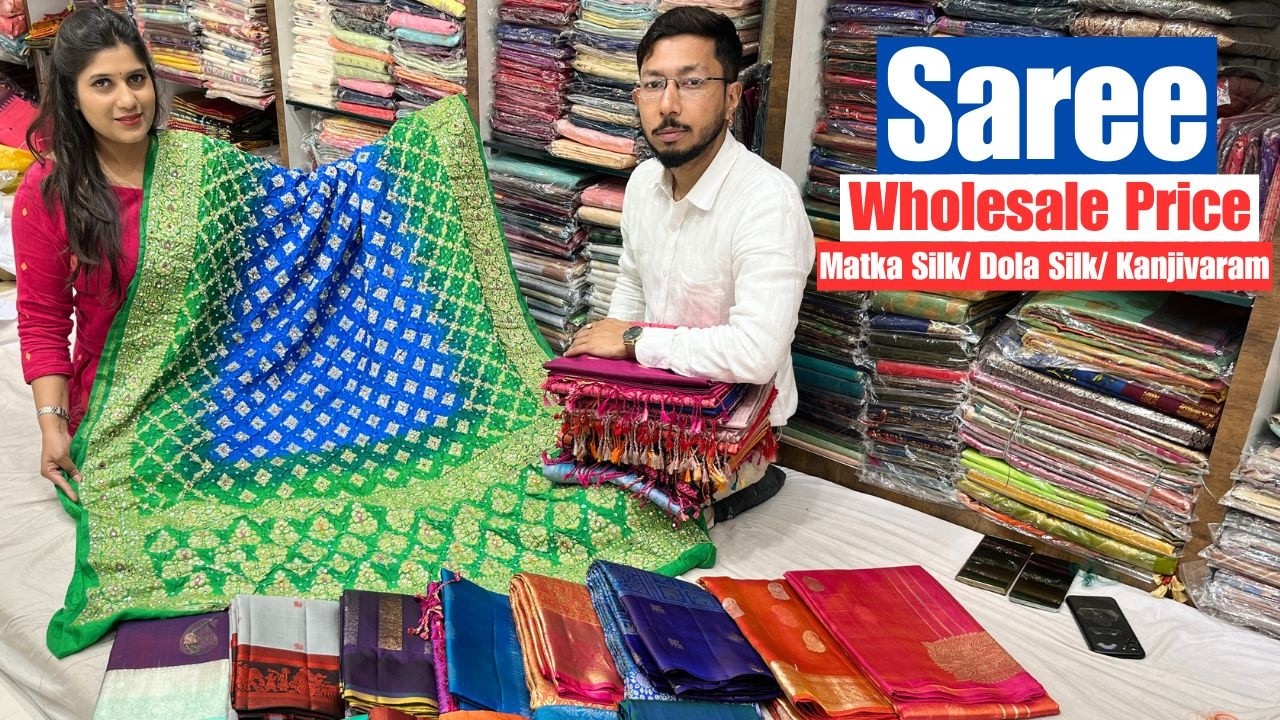Silk Sarees Wholesaler in Kolkata Barabazar (Pure / Art / Fancy Sarees) Sree Ganesh Textiles