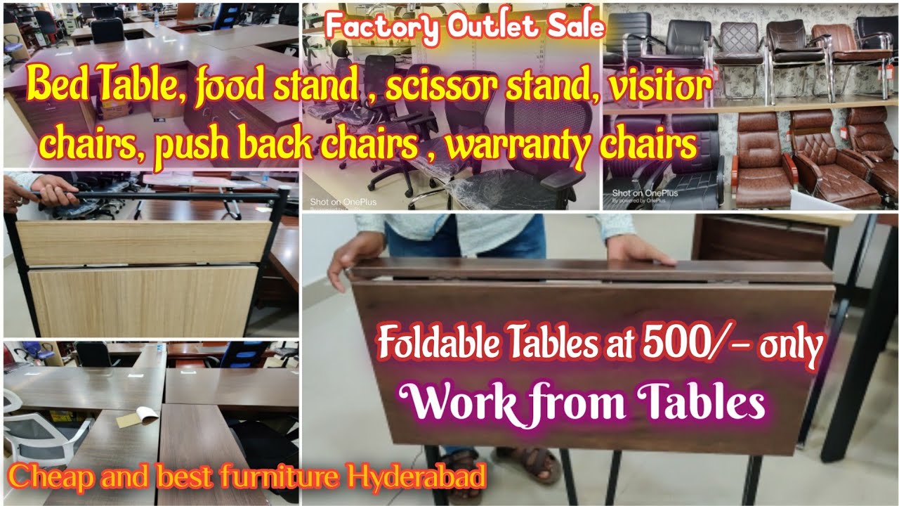 Space Saving Adjustable ,Work from Home Tables, Chairs, Office