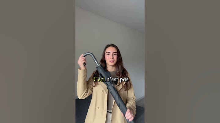 Si tu utilises un parapluie pliable, c’est vulgaire #elegance