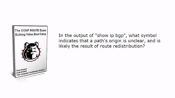 CCNP ROUTE VIdeo Practice Exam:  BGP Attributes