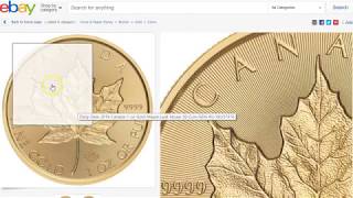 1 oz Gold Incuse Maple Leaf Under Spot!  & More Gold & Silver Listings
