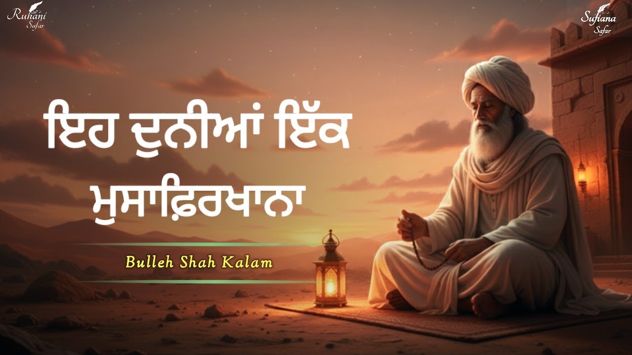 ਇਹ ਦੁਨੀਆਂ ਇੱਕ ਮੁਸਾਫ਼ਿਰਖਾਨਾ | Bulleh Shah | Bulleh Shah Kalam | Sufi Kalam