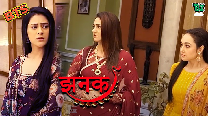 Meenu ने दिया Jhanak और Anirudhh का साथ | BTS | Jhanak